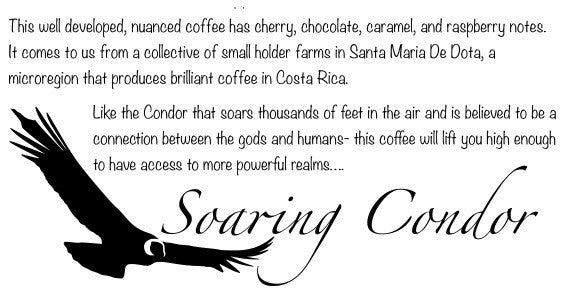 Soaring Condor Fresh Roasted Coffee - Costa Rica